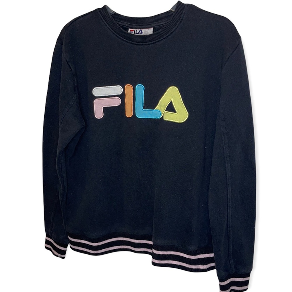 Vintage Colorful FILA Crew Neck Sweater Size Small B - Picture 1 of 7